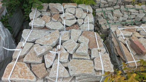 Гранитный плитняк галтованный для парковки купить в Красновишерске